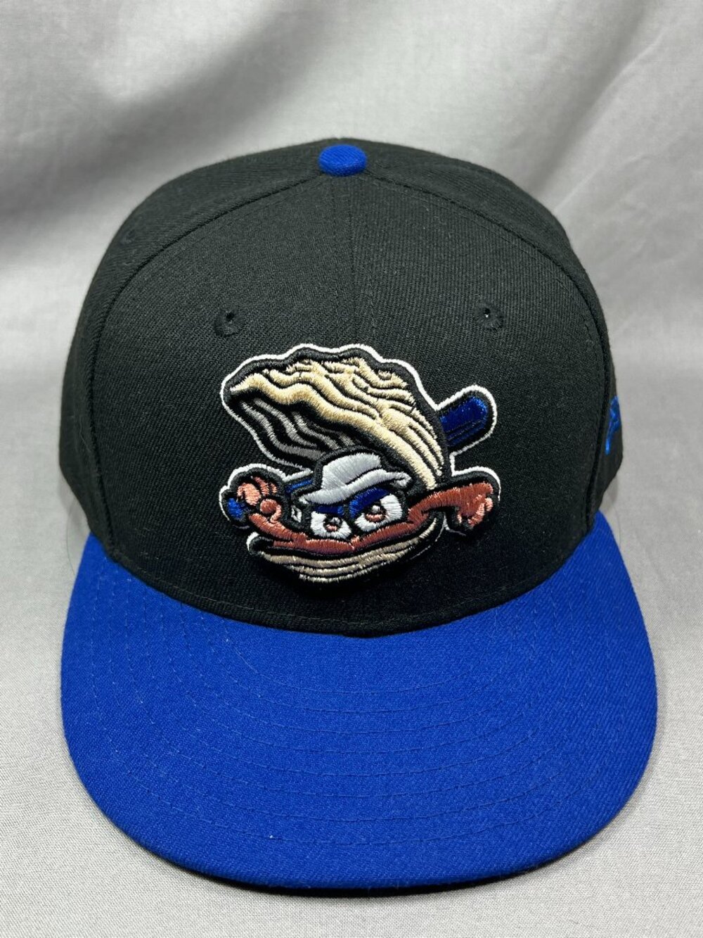 Biloxi Shuckers New Era 59Fifty MiLB Fitted 7 3/4 Hat Black Alternate Mens Cap